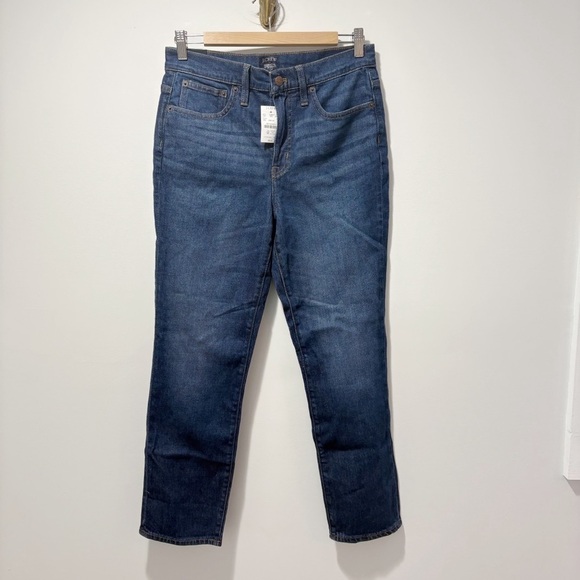 New J. Crew Factory Essential Straight Jean All Day Stretch Size 28 Tencel NWT - Picture 1 of 13